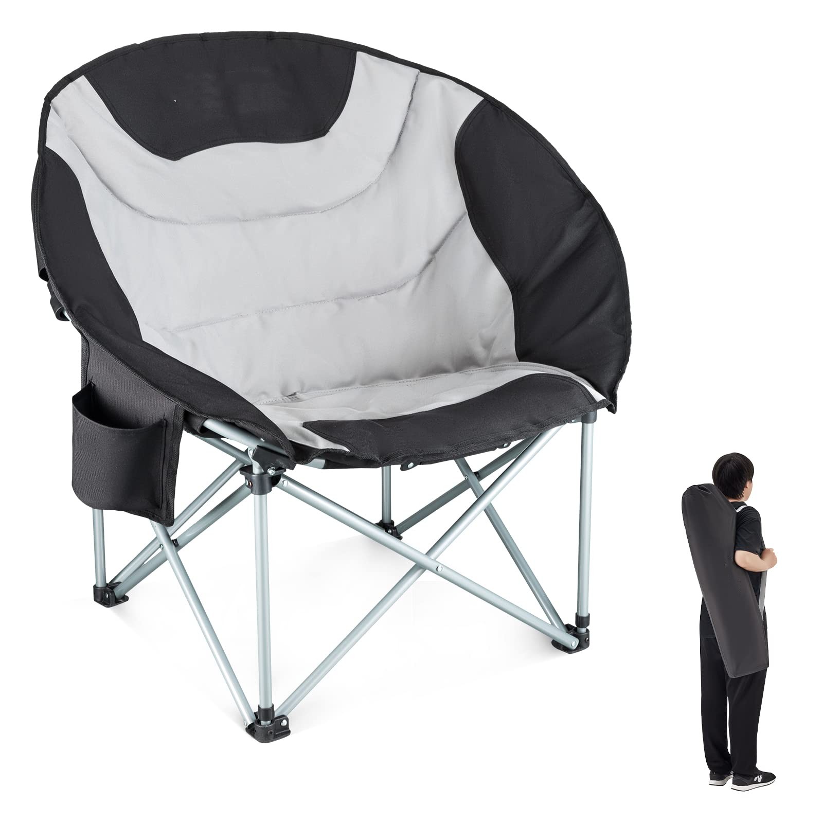 Oversized Thicken Camping Beach Moon Chair